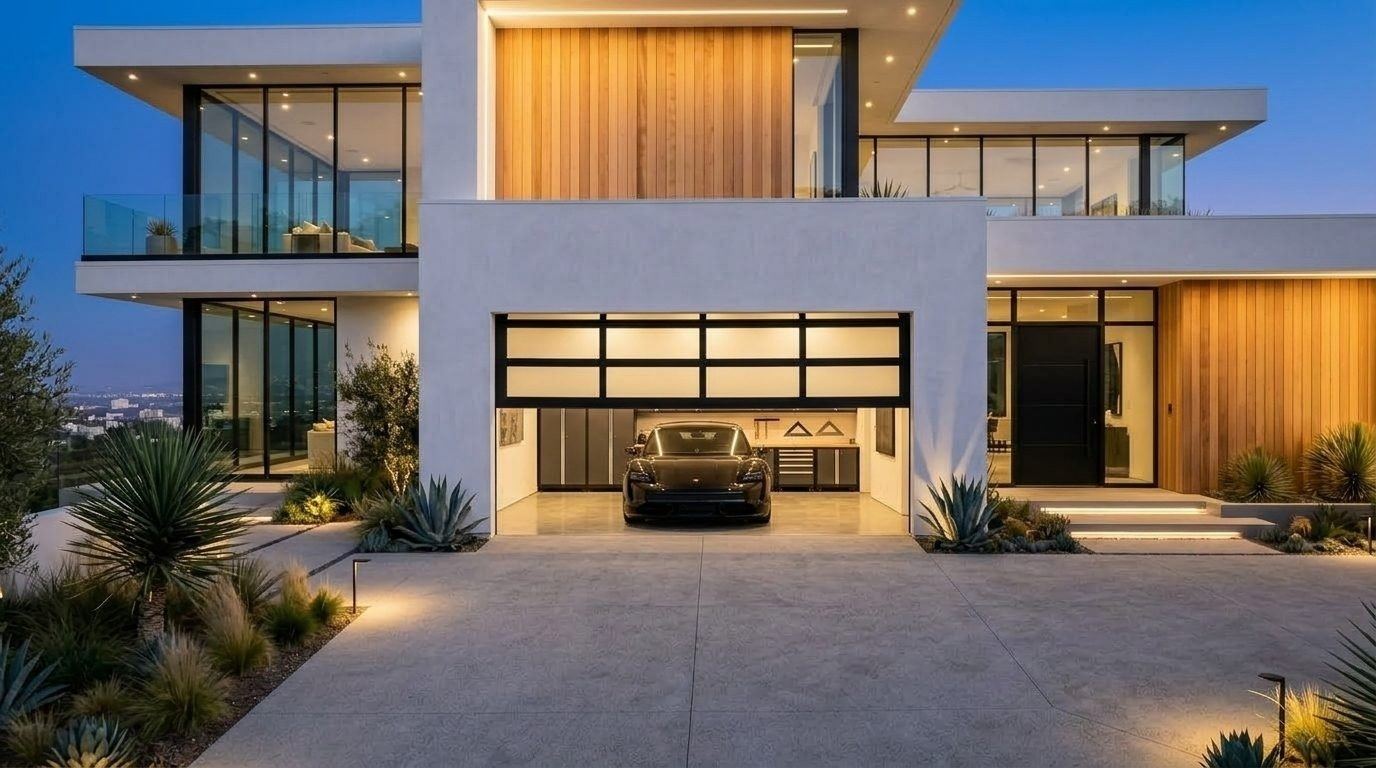 Turner Garage Door Repairs Overhead Garage Door Gliding Open in Baldwin Park, CA